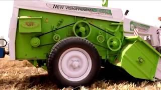 Straw Reaper on Swaraj -855  by - New Vishavkarma Contact - 94174-81262 , 9417078060