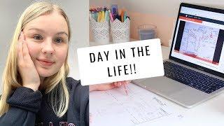 DAY IN THE LIFE/STUDY WITH ME! a level student