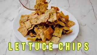 Crunchy Lettuce Chips Recipe