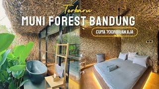 TERBARU DAN UNIK DI BANDUNG | MUNI FOREST BANDUNG | cuma 700ribuan #glampingbandung #hotelbandung