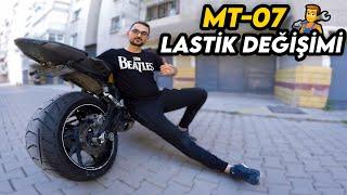 MT 07 LASTİKTEN BIÇAĞI ÇIKARDIK - GERİ DÖNDÜM