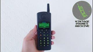 Siemens S3 - a brick phone from 1995 - Mobile phone menu browse, ringtones