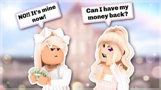GIVING STRANGERS MONEY IF THEY'RE NICE! | You Get $1000 if You're Nice! (Roblox Bloxburg) | Axrielii