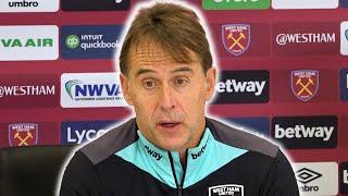 'Sometimes I'm PASSIONATE but always have RESPECT for refs!' | Julen Lopetegui | West Ham v Arsenal