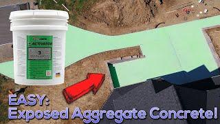 Exposed Aggregate Concrete | The EASY Way!