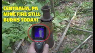 Centralia PA burns in 2023! Carbon monoxide testing & thermal imaging of coal seam mine fire