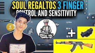 Soul Regaltos 3 Finger Control Setup  And Sensitivity 2021|| PUBG MOBILE || Blazed Gaming