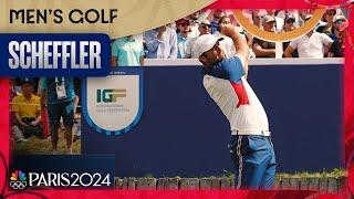 Scottie Scheffler GOES OFF in final round to snatch gold medal | Paris Olympics | NBC Sports