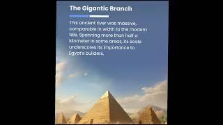 4,700 year clue: Half - kilometer wide river could explain how Egypt's Pyramid were built