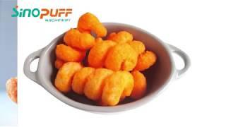 Corn Twist Puff Snack Extruder Production Line--Sinopuff Machinery