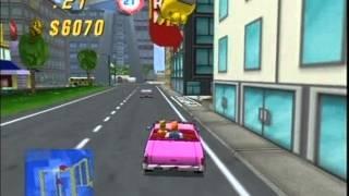 Family Sedan - Homer - Downtown (The Simpsons Road Rage Gameplay Part 73)