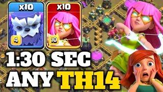 Effortless 3 Star! TH14 Yeti Super Archer is the Easiest TH14 Attack Strategy in Clash of Clans