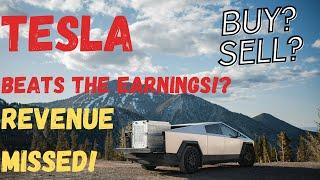 Tesla Beats the Earnings... Market does NOT follow