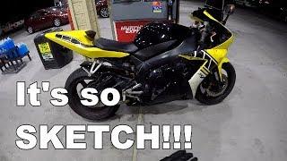 Budget Motorcycle Build: Yamaha R1 Sketch Ride Home