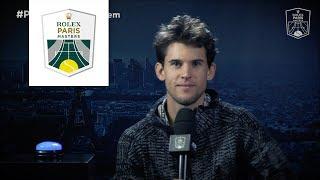 #PlayersBox : Dominic Thiem | Rolex Paris Masters 2019