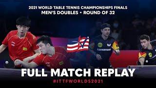 FULL MATCH | FAN Zhendong / WANG Chuqin vs BOLL Timo / FRANZISKA Patrick | MD R32 | #ITTFWorlds2021