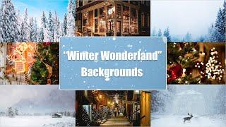 “Winter Wonderland” Backgrounds Collection for PhotoWorks