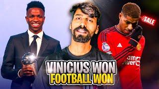 VINICIUS FINALLY BEAT RODRI FOR FIFA BEST AWARD | Rashford Played Manchester united Dirty ? Divyansh