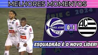 ESQUADRÃO É FATAL! SÃO JOSÉ 0 X 1 ATLETIC | GOL E MELHORES MOMENTOS | SÉRIE C 2024