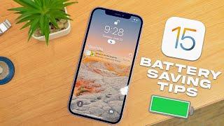 iOS 15 - 10+ Battery Saving Tips You NEED to Change! (2021)