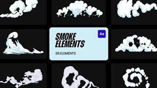 Smoke Cartoon VFX | After Effects Template