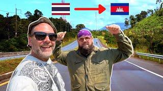 We Rode Motorbikes From BANGKOK to CAMBODIA (Thailand's Longest Road!)