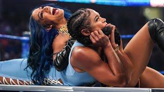 Sasha Banks, Carmella and Zelina Vega attack Bianca Belair: SmackDown, Aug. 13, 2021