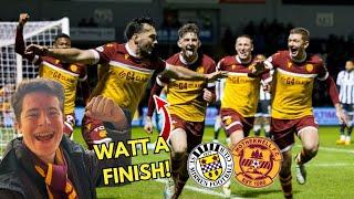 WATT A FINISH! St Mirren 0-1 Motherwell VLOG!