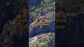 The Monastery in the Sky:Great Meteoron’s Hidden Secrets #america #greece #travel #adventure #shorts