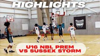 London Elite vs Sussex Storm | 2023/24 NBL U16 Highlights