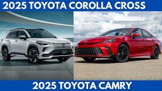 2025 Toyota Corolla Cross Vs. 2025 Toyota Camry are the Sibling Comparison