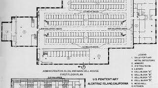 Prison Architect. The Real Map of Alcatraz