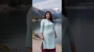 [4K] Real Indian AI Art Lookbook Stunning in the Kashmir of Nature  Model Mountains Modeling