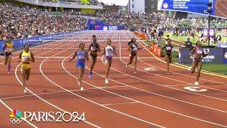 Christina Clemons SOARS into 100m hurdles final | NBC Sports