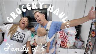 Grocery Haul for a family of 5 // Target Groceries
