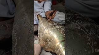 Brass Flower Port|| Amazing Handmade Work #reels #viral #brass #youtubeshorts #video #labour