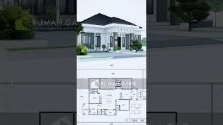 Desain Denah Rumah Minimalis 13x20 #rumahminimalis #rumahgaris  #designrumahminimalis