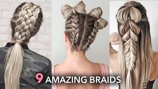 9 Amazing Braids and Hairstyles  DIY Tutorials by Nina Starck