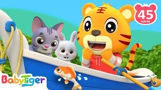 Row Row Row Your Boat‍& More Animal Songs & Nursery Rhymes for Toddlers | Animal Time - BabyTiger