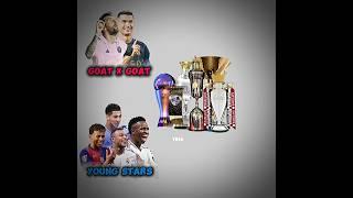 GOATS VS‍️ YOUNG STARS #ronaldo #messi #tanding