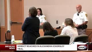 Verdict reached in Alexandra Eckersley trial