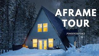 Modern A-Frame Cabin Tour - Ponderosa Place Airbnb