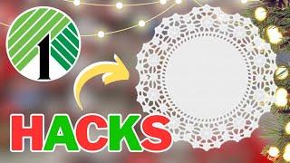 GENIUS  Dollar Tree DIY Crafts Using Doilies | Christmas DIY Crafts