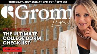 Grommet Live! The Ultimate College Dorm Checklist with Marcy McKenna
