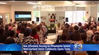 CBS 3 - NewCourtland Senior Community at St. Bart's Grand Opening