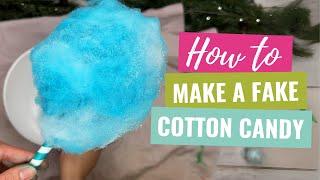 DIY Fake Cotton Candy Ornaments for Candyland-Themed Christmas Tree   | Ey to Zee Creative