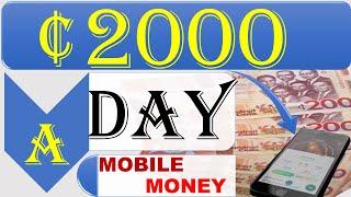 Make ¢2000 a Day, online jobs in ghana that pay through mobile money