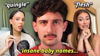 Influencers naming their babies