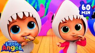 Baby Shark (Play At School) | | Fun with Baby John! | Little Angel Nursery Rhymes & Kids Songs