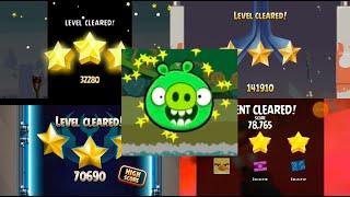 Evolution of getting 3 stars in every Angry Birds game (2009-PRESENT)
